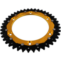 sprocket Dual 42Z Pitch 520 gold ZFD82242GLD