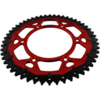 sprocket Dual 52Z Pitch 520 red