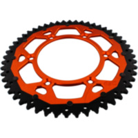 sprocket Dual 52Z Pitch 520 orange