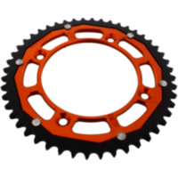 sprocket Dual 48Z Pitch 428 orange