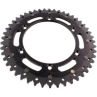 sprocket Dual 48Z Pitch 520 black ZFD82248BLK