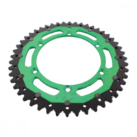 Rear sprocket dual 48 tooth pitch 520 green