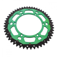 Rear sprocket dual 51 tooth pitch 520 green