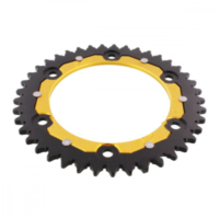 Rear sprocket dua 41 tooth pitch 520 gold ZFD130841GLD