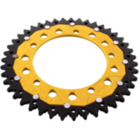 Rear sprocket dual 43 tooth pitch 520 gold ZFD179343GLD
