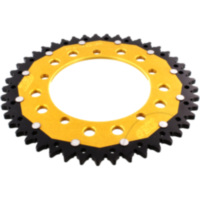 Rear sprocket dua 45 tooth pitch 520 gold ZFD179345GLD