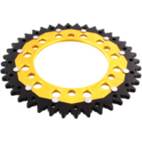 Kettenblatt Kettenrad Dual 40Z Teilung 520 gold ZFD48640GLD passend für Kawasaki GPZ  500 EX500D 1998, 60/50/34/27 PS, 44/37/25/20 kw