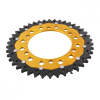 Rear sprocket dua 42 tooth pitch 520 gold ZFD48642GLD