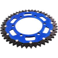 Rear sprocket dua 45 tooth pitch 520 blue