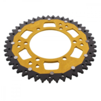 Rear sprocket dual 47 tooth pitch 520 gold ZFD48647GLD