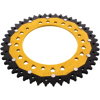 Rear sprocket dual 47 tooth pitch 520 gold ZFD547GLD