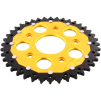 Rear sprocket dua 40 tooth pitch 520 gold