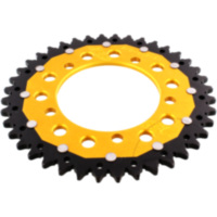 Rear sprocket dua 40 tooth pitch 520 gold ZFD70340GLD