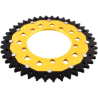 Rear sprocket dua 42 tooth pitch 520 gold