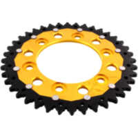 Rear sprocket dua 40 tooth pitch 520 gold ZFD73540GLD