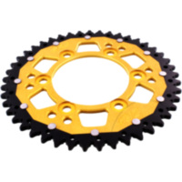 Rear sprocket dua 45 tooth pitch 520 gold ZFD73545GLD