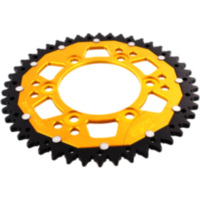 Rear sprocket dua 46 tooth pitch 520 gold ZFD73546GLD