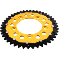 Rear sprocket dua 44 tooth pitch 520 gold