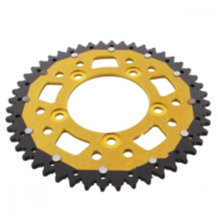 Rear sprocket dual 48 tooth pitch 520 gold ZFD74648GLD