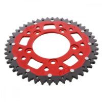 Rear sprocket dual 48 tooth pitch 520 red