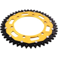 Rear sprocket dua 46 tooth pitch 520 gold ZFD85546GLD