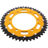 Rear sprocket dual 47 tooth pitch 520 gold ZFD85547GLD