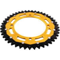 Rear sprocket dua 45 tooth pitch 520 gold