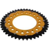 Rear sprocket dual 43 tooth pitch 525 gold ZFD130443GLD