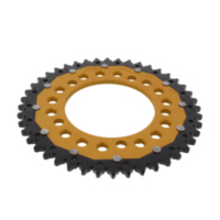 Rear sprocket dual 44 tooth pitch 525 gold ZFD130444GLD