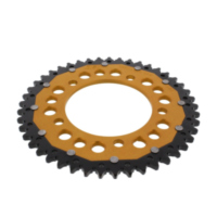 Rear sprocket dual 45 tooth pitch 525 gold ZFD130445GLD