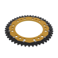 Rear sprocket dual 45 tooth pitch 525 gold ZFD130745GLD