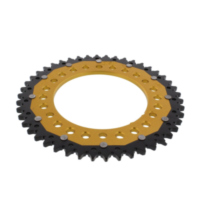 Rear sprocket dual 46 tooth pitch 525 gold ZFD130746GLD