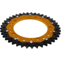 Rear sprocket dual 41 tooth pitch 525 gold ZFD179241GLD