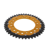 Rear sprocket dual 44 tooth pitch 525 gold ZFD179244GLD