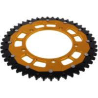 Rear sprocket dual 47 tooth pitch 525 gold ZFD179248GLD