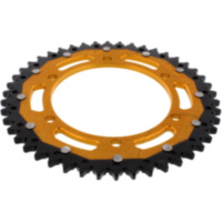 Rear sprocket dual 46 tooth pitch 525 gold ZFD30046GLD