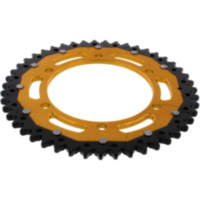 Rear sprocket dual 47 tooth pitch 525 gold ZFD30047GLD