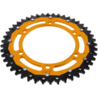 Rear sprocket dual 46 tooth pitch 520 gold