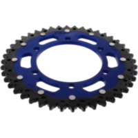 Rear sprocket dual 44 tooth pitch 525 blue