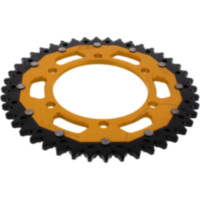 Rear sprocket dual 44 tooth pitch 525 gold ZFD187644GLD