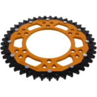 Rear sprocket dual 45 tooth pitch 525 gold ZFD187645GLD