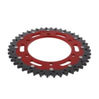 Rear sprocket dual 44 tooth pitch 525 red