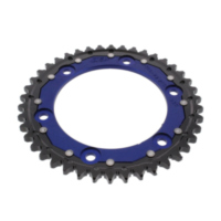 Rear sprocket dual 42 tooth pitch 530 blue