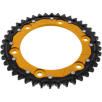 Rear sprocket dual 42 tooth pitch 530 gold ZFD130642GLD