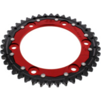 Rear sprocket dual 42 tooth pitch 530 red