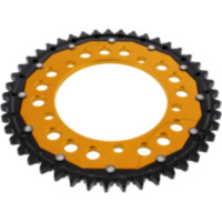 Rear sprocket dual 45 tooth pitch 530 gold ZFD180045GLD