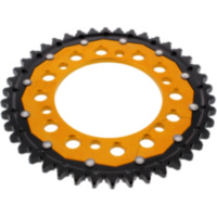 Rear sprocket dual 42 tooth pitch 530 gold