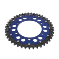 Rear sprocket dual 43 tooth pitch 530 blue