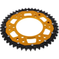 Rear sprocket dual 46 tooth pitch 530 gold ZFD47946GLD