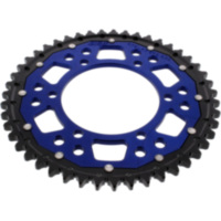 Rear sprocket dual 47 tooth pitch 530 blue ZFD47947BLU